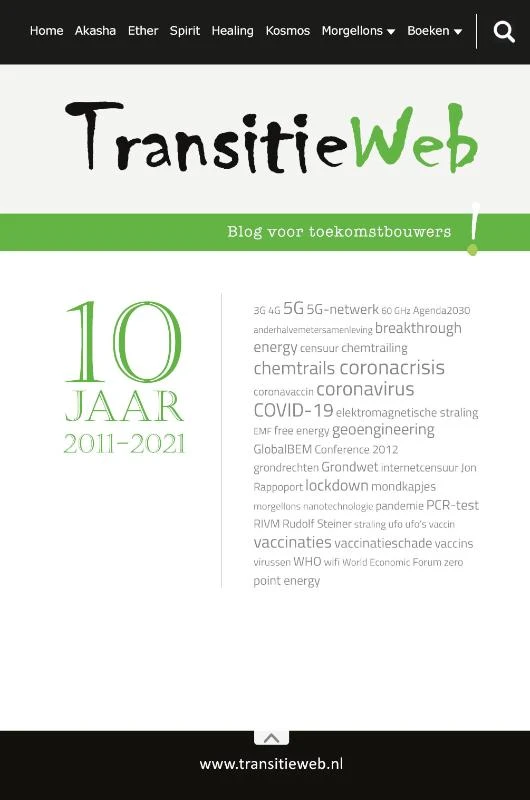 10 jaar TransitieWeb – Fred Teunissen – boek cover