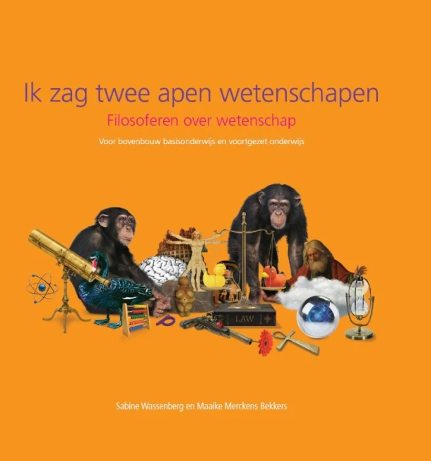 Ik zag twee apen wetenschapen – Sabine Wassenberg – boek cover