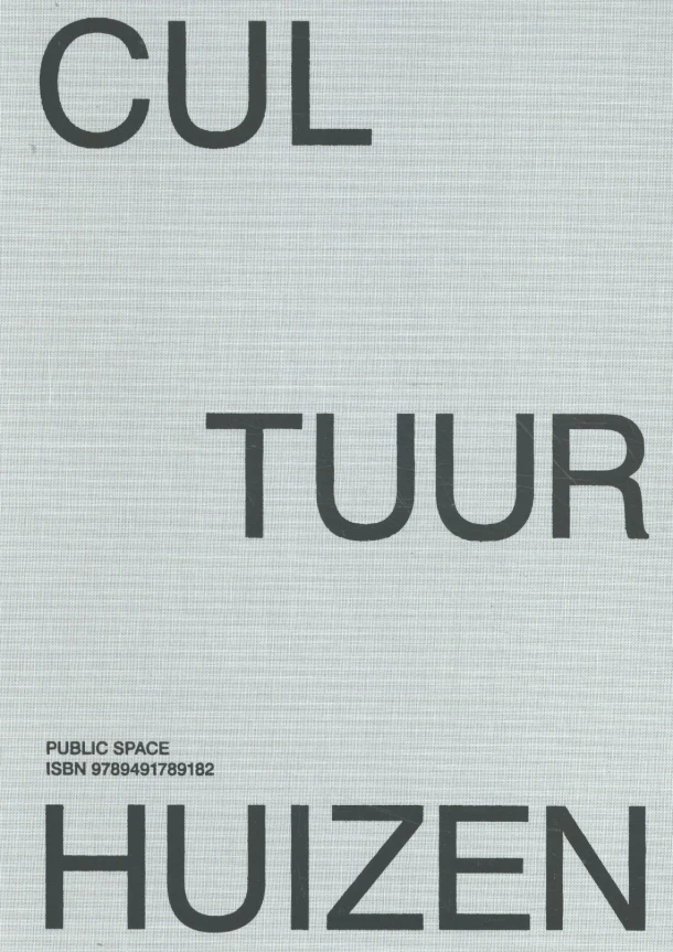 Cultuurhuizen in Vlaanderen – Jozefien Van Beek – boek cover