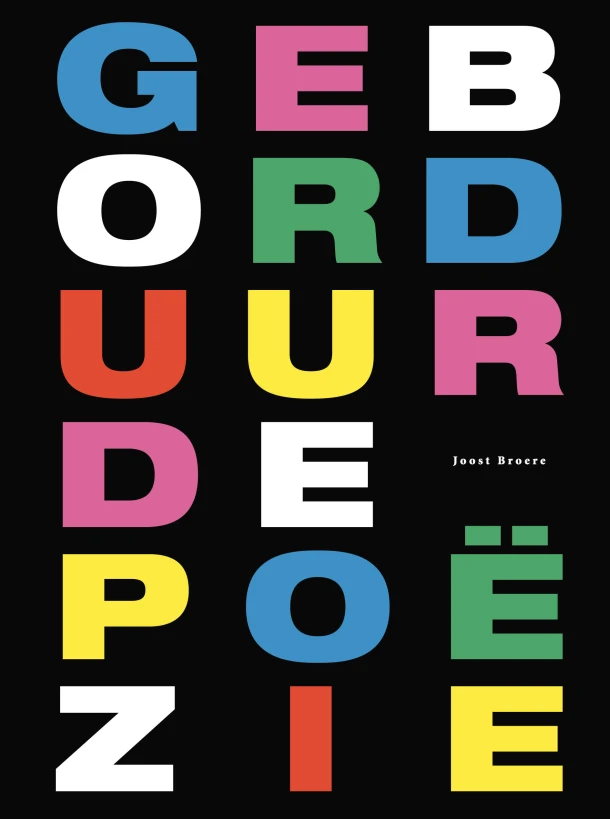 Geborduurde poëzie – Joost Broere – boek cover