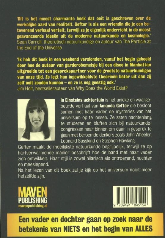 In Einsteins achtertuin – Amanda Gefter – boek cover