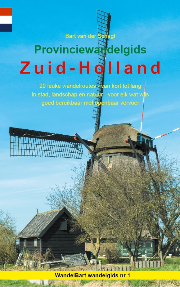 Provinciewandelgids Zuid-Holland – Bart van der Schagt – boek cover