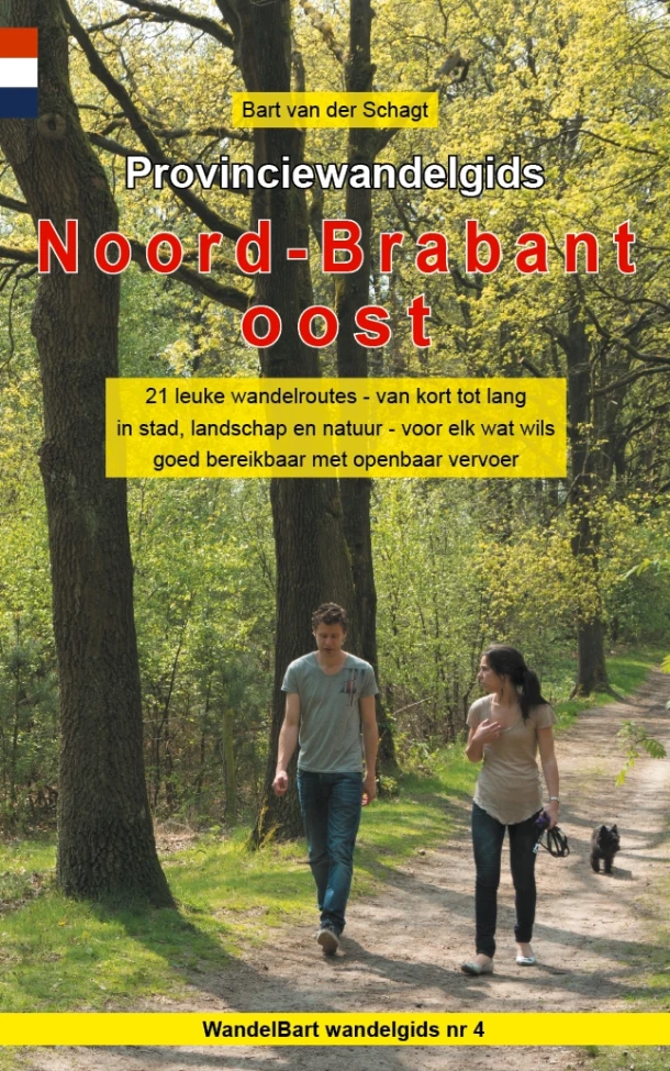 Provinciewandelgids Noord-Brabant oost – Bart van der Schagt – boek cover