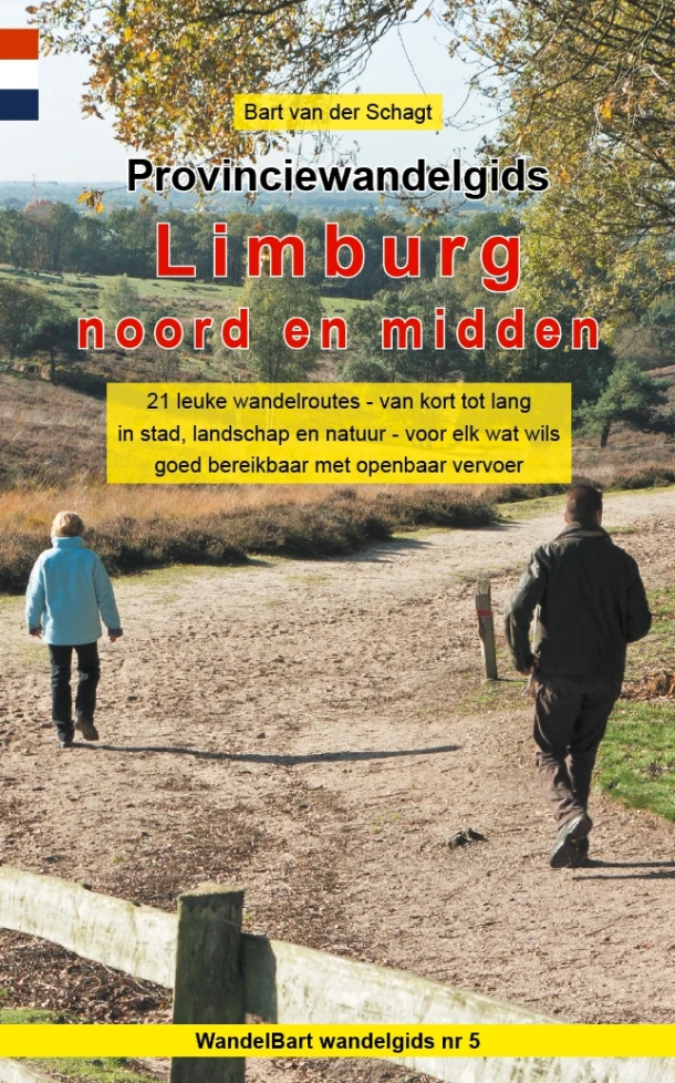 Provinciewandelgids Limburg noord en midden – Bart van der Schagt – boek cover