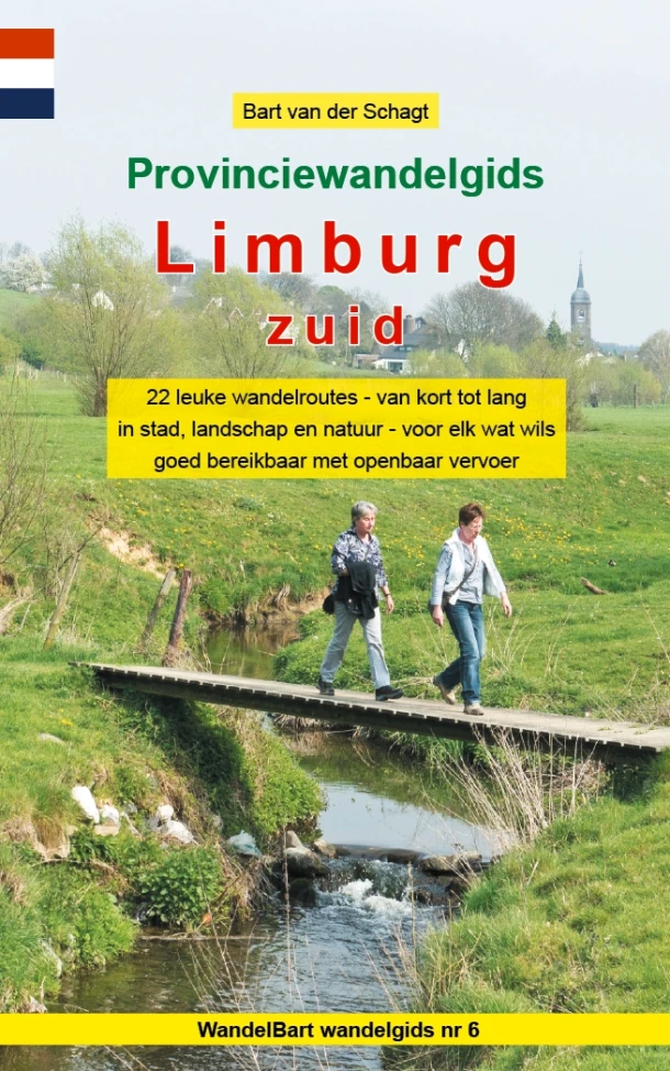 Provinciewandelgids Limburg Zuid – Bart van der Schagt – boek cover
