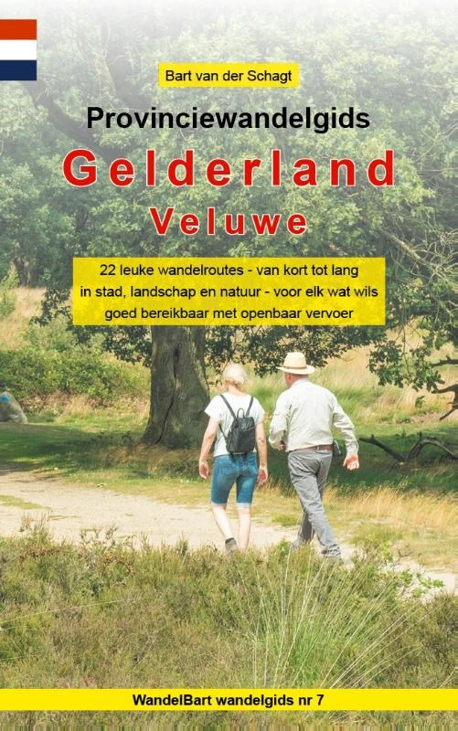 Provinciewandelgids Gelderland Veluwe – Bart van der Schagt – boek cover
