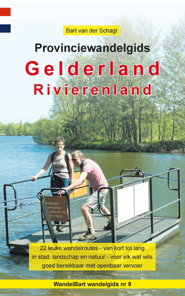 Provinciewandelgids Gelderland / Rivierenland – Bart van der Schagt – boek cover