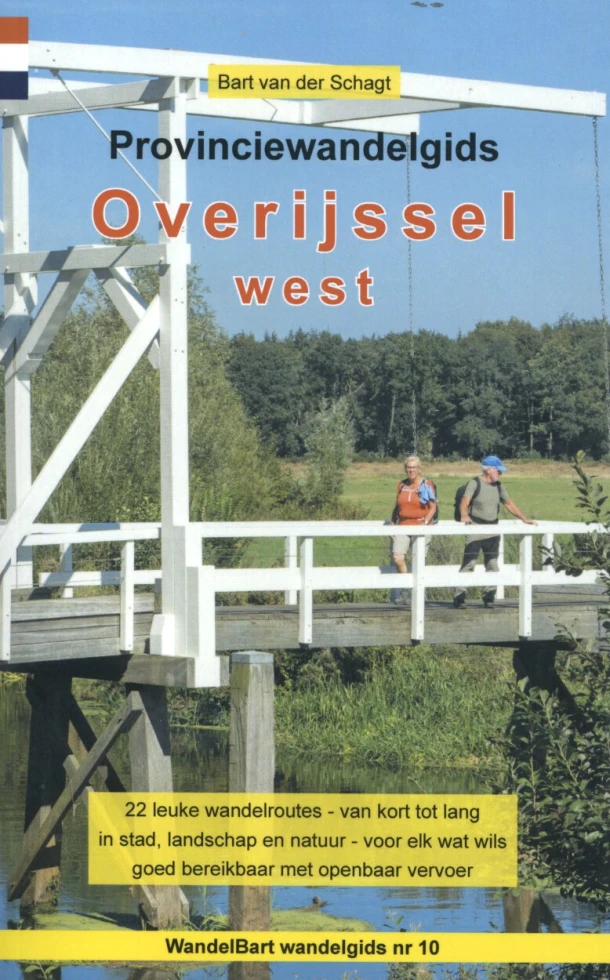 Provinciewandelgids Overijssel West – Bart van der Schagt – boek cover