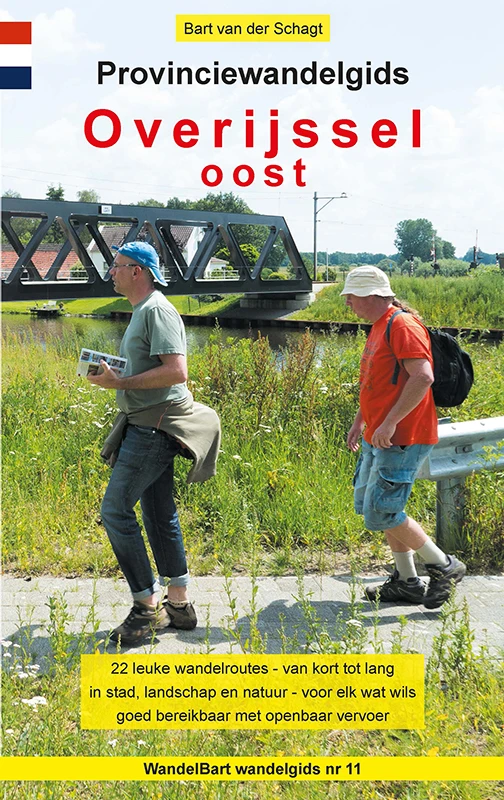 Provinciewandelgids Overijssel Oost – Bart van der Schagt – boek cover