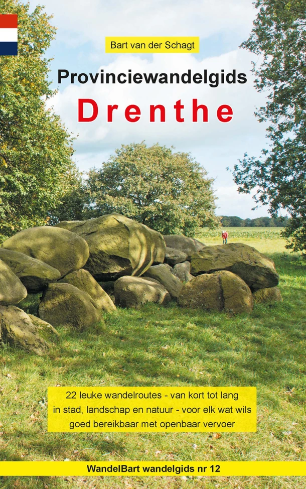 Provinciewandelgids Drenthe – Bart van der Schagt – boek cover
