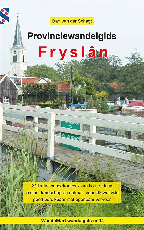 Provinciewandelgids Fryslân – Bart van der Schagt – boek cover