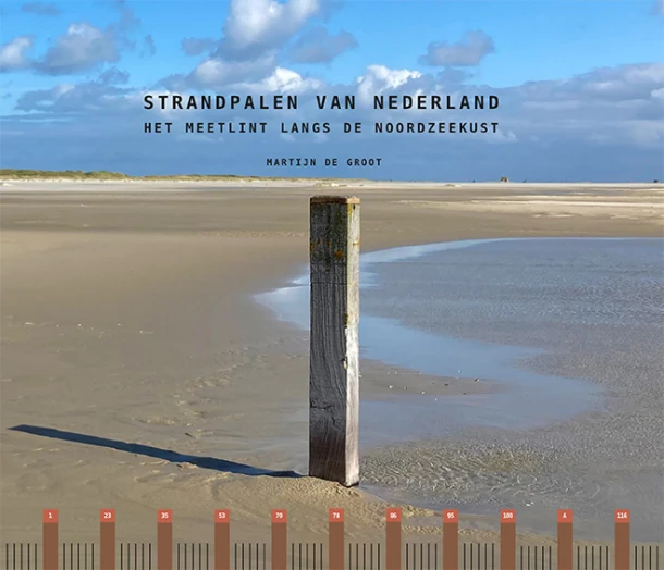 Strandpalen van Nederland – Martijn de Groot – boek cover