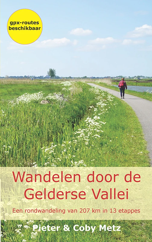 Wandelen door de Gelderse Vallei – Pieter Metz – boek cover