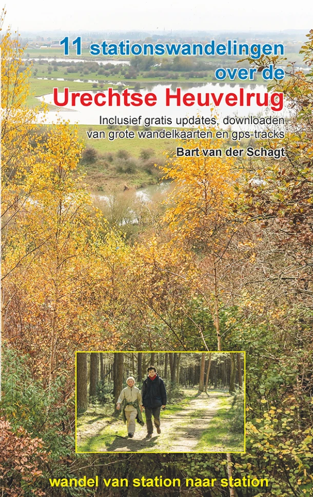 11 stationswandelingen over de Utrechtse Heuvelrug – Bart van der Schagt – boek cover