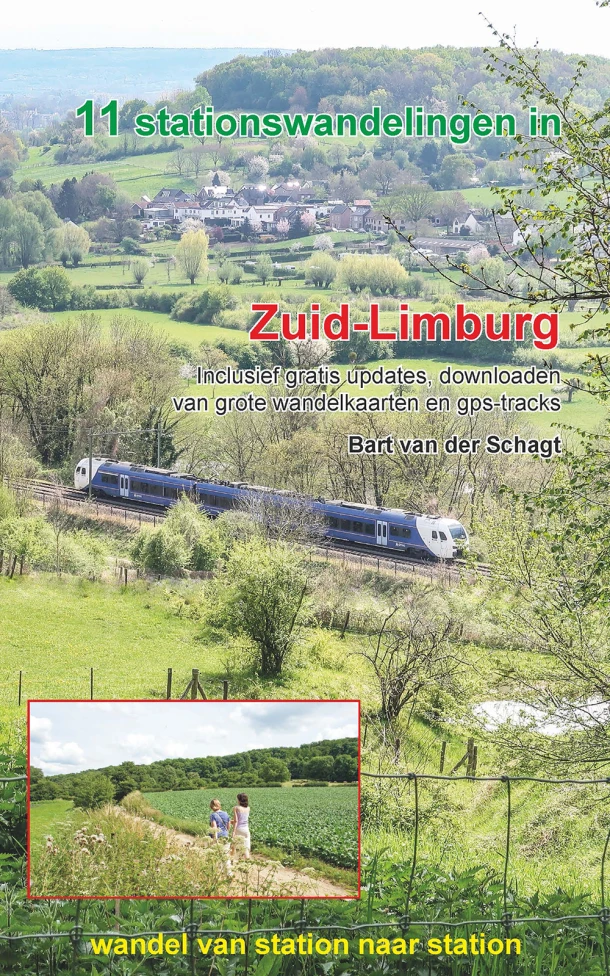 11 stationswandelingen in Zuid-Limburg – Bart van der Schagt – boek cover