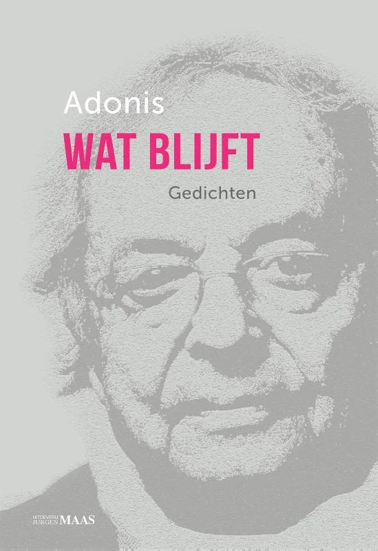 Wat blijft – Adonis – boek cover