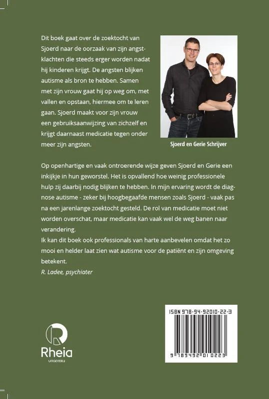 Hoe autisme een plek in ons huwelijk kreeg – Sjoerd Schrijver – boek cover