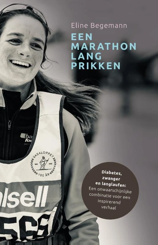 Een marathon lang prikken – Eline Begemann – boek cover