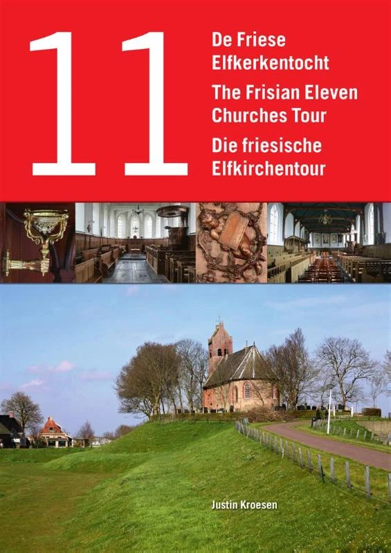 De Friese Elfkerkentocht – Justin Kroesen – boek cover