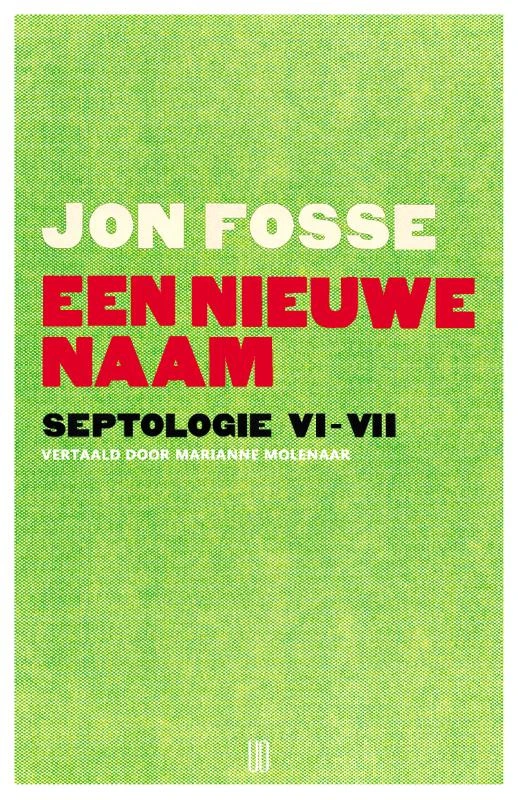 Een nieuwe naam – Jon Fosse – boek cover