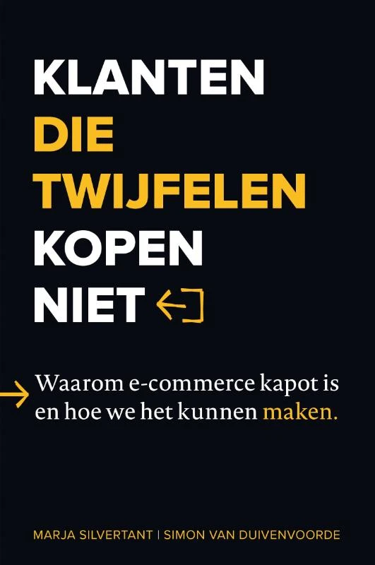 Klanten die twijfelen kopen niet – Marja Silvertant – boek cover