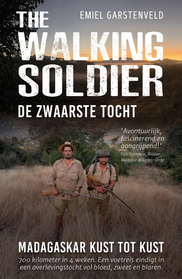 The Walking Soldier – Emiel Garstenveld – boek cover
