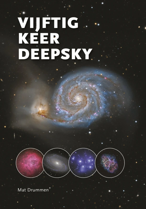 VIjftig keer Deepsky – Mat Drummen – boek cover