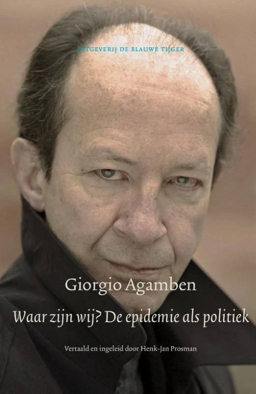 Waar zijn wij? De epidemie als politiek – Giorgio Agamben – boek cover