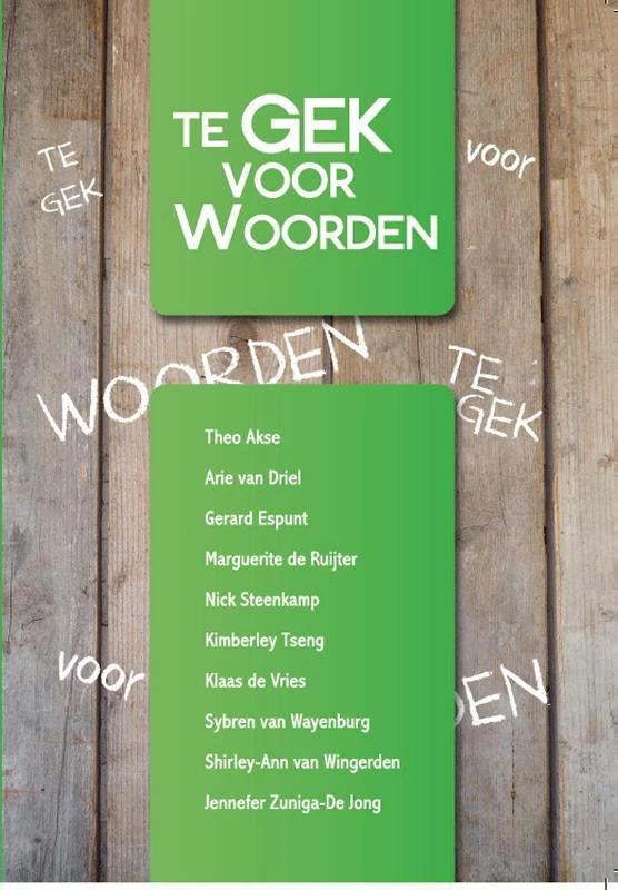 Te gek voor woorden! – Oostland Literair – boek cover