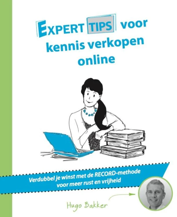 Experttips voor kennis verkopen online – Hugo Bakker – boek cover
