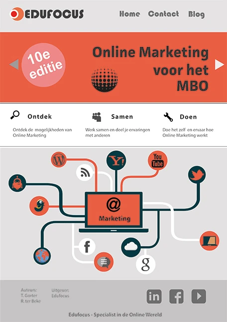 Online marketing voor het MBO – Tim Gorter – boek cover