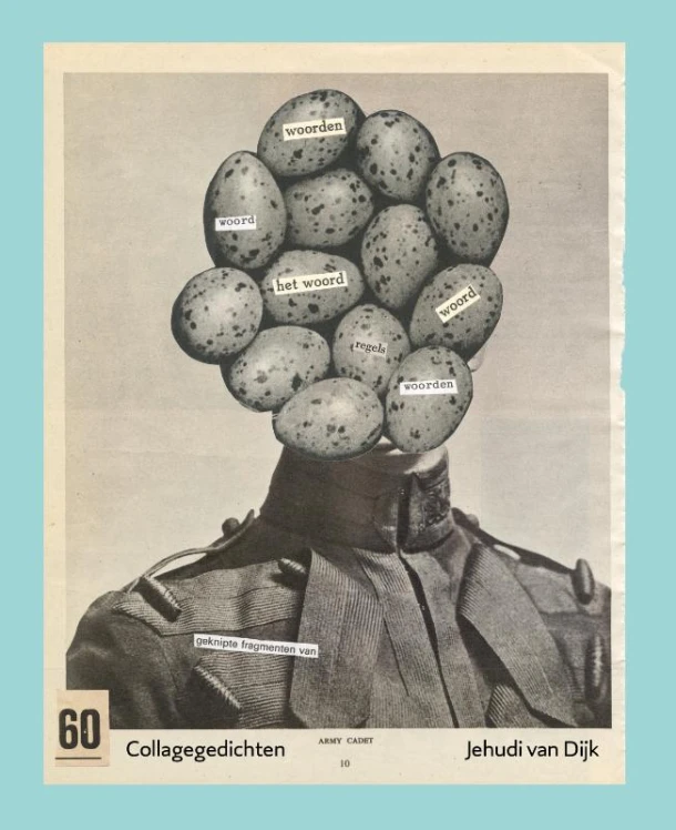 60 Collagegedichten – Jehudi van Dijk – boek cover