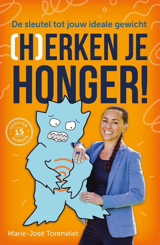 (H)erken je honger! – Marie-José Torenvliet – boek cover