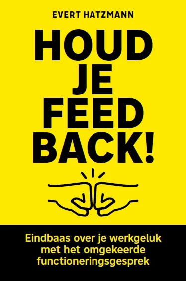 Houd je feedback! – Evert Hatzmann – boek cover