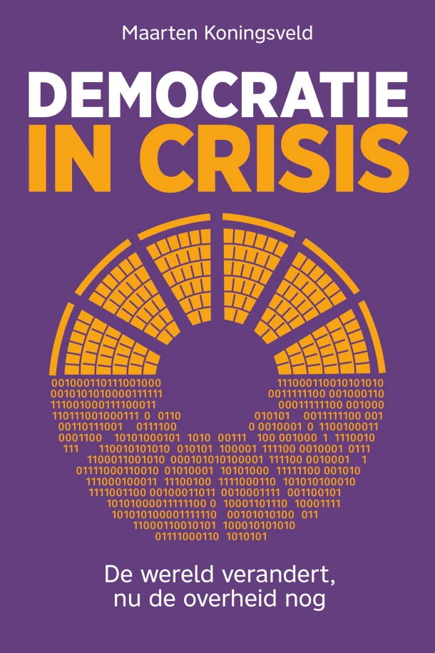 Democratie in crisis – Maarten Koningsveld – boek cover