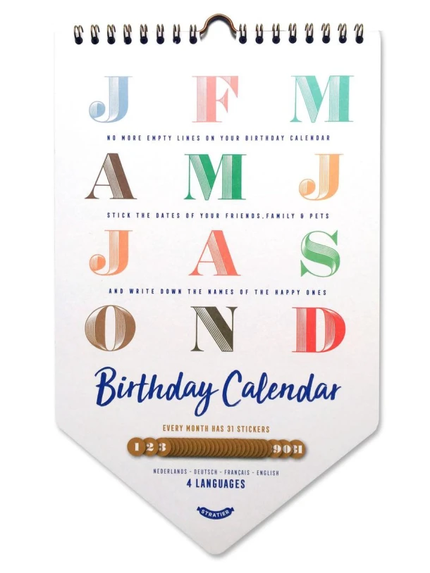 Birthday Calendar – Dieter Coppens – boek cover