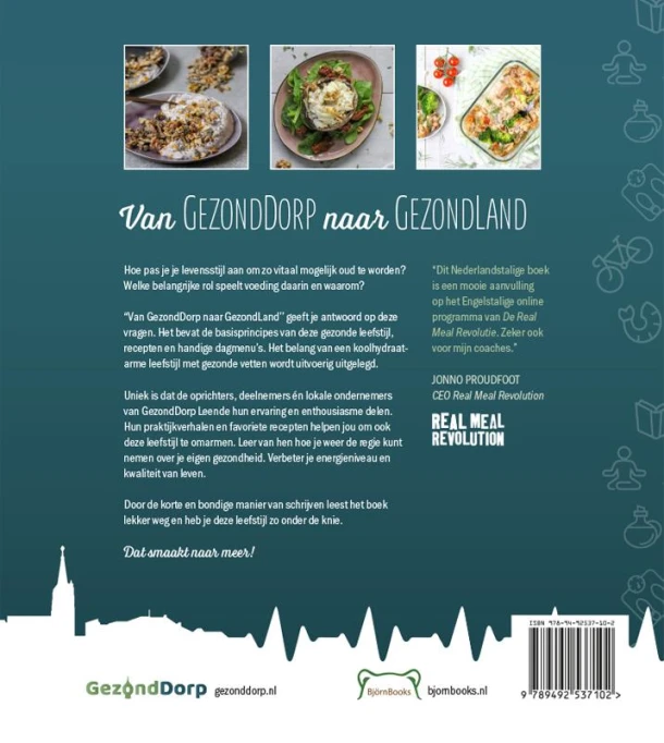Van GezondDorp naar GezondLand – Hans van Kuijk – boek cover