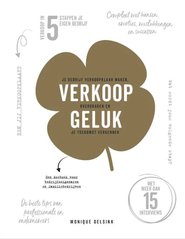 Verkoopgeluk – Monique Delsink – boek cover