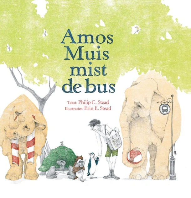 Amos Muis mist de bus – Philip Stead – boek cover