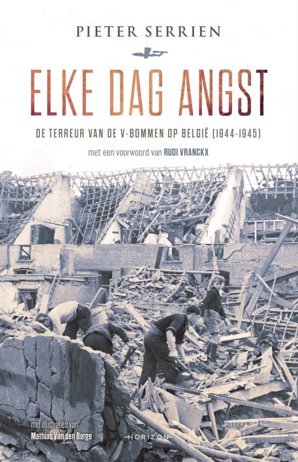 Elke dag angst – Pieter Serrien – boek cover