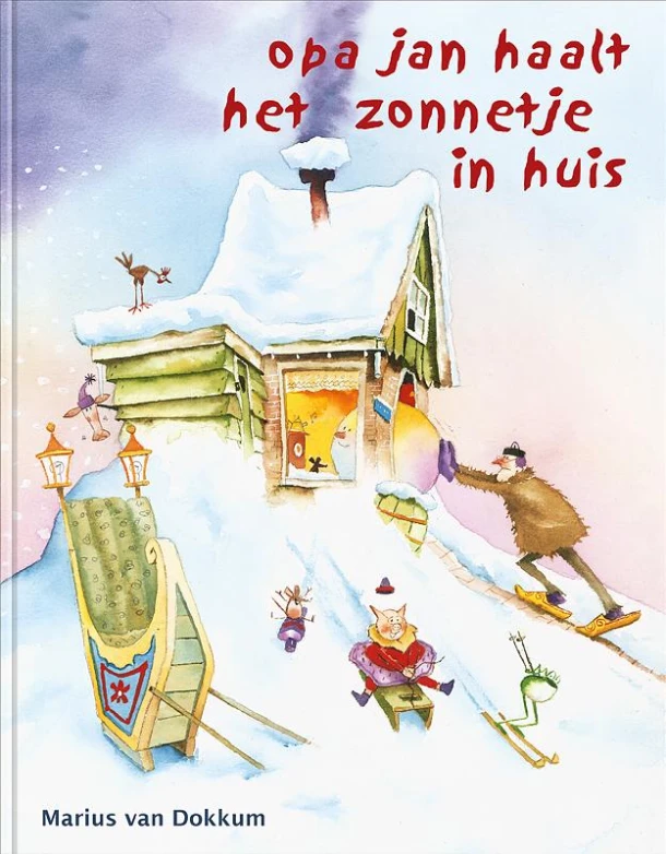 Opa Jan zakt door zijn stoel – Marius van Dokkum – boek cover
