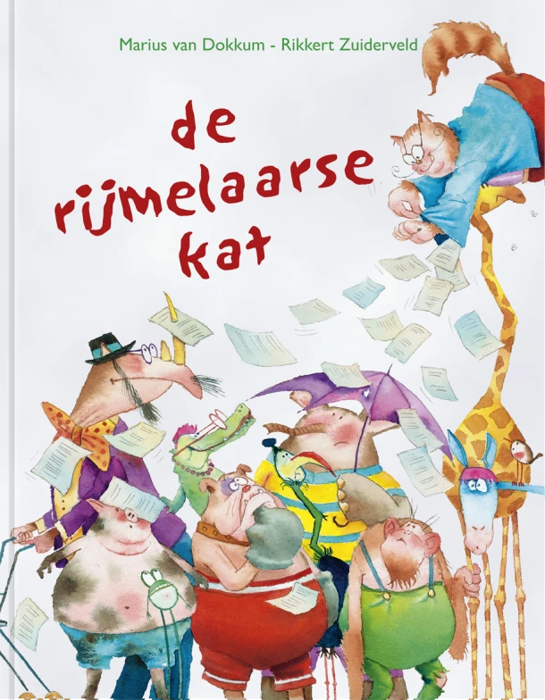 De rijmelaarse kat – Rikkert Zuiderveld – boek cover