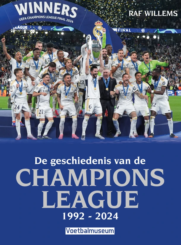 De geschiedenis van de Champions League 1992-2024 – Raf Willems – boek cover