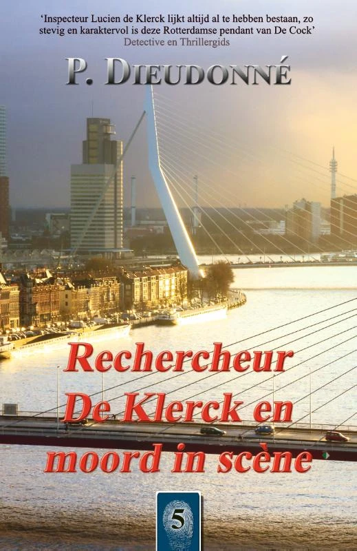 Rechercheur De Klerck en moord in scène – P. Dieudonné – boek cover