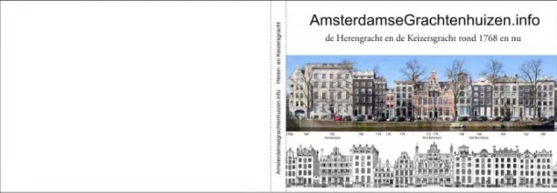De Herengracht en de Keizersgracht rond 1768 en nu