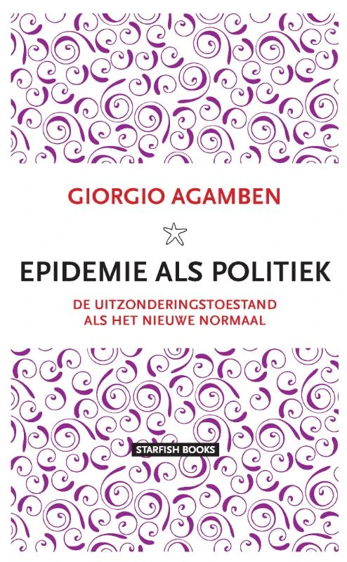 Epidemie als politiek – Giorgio Agamben – boek cover