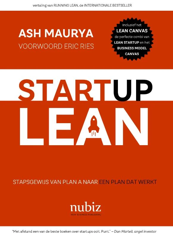 Startup Lean – Ash Maurya – boek cover