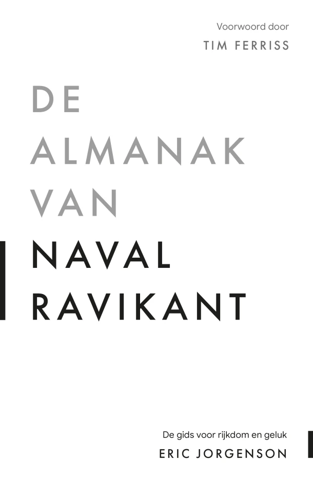 De almanak van Naval Ravikant – Eric Jorgenson – boek cover