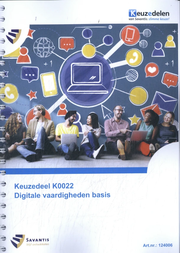 Digitale vaardigheden basis ā Savantis ā boek cover