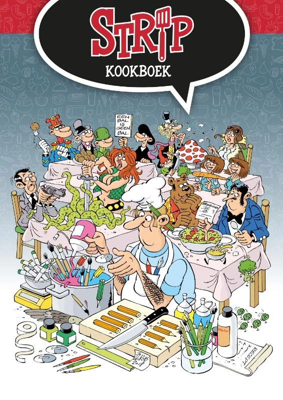 Stripkookboek – Leon Verhoeven – boek cover